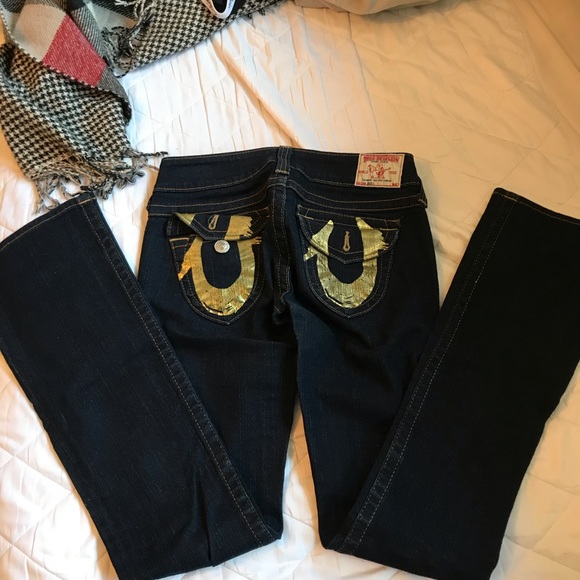 True Religion Denim - Dark blue true religion flare pants